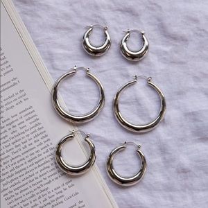 Princess Polly True Paradise Earrings Silver NWT